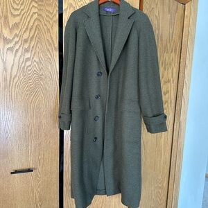Ralph Lauren Purple Label Olive Green Women's Coat